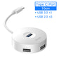 Hub portable usb adaptateur hub boîte ronde