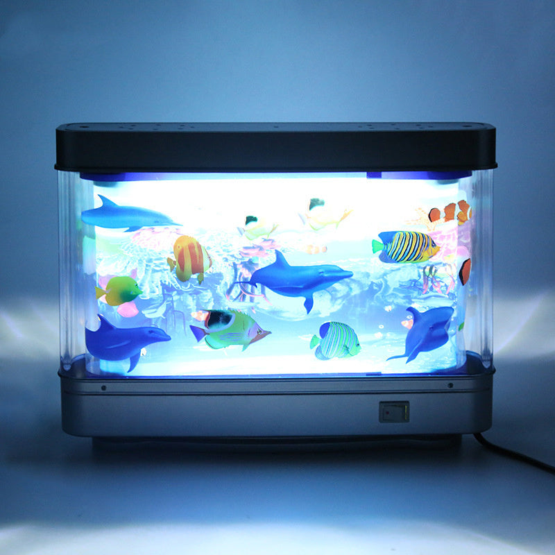 Lampe d'aquarium LED de nuit :Éclairage d'ambiance inspiré de l'océan